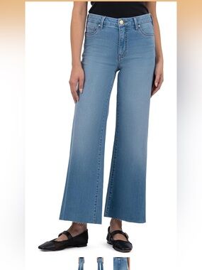 EUC Kut from the Kloth Meg High Rise Wide Leg, Size 0